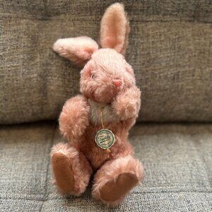 Vintage Herman Teddy Mohair Bunny Rabbit w Tags